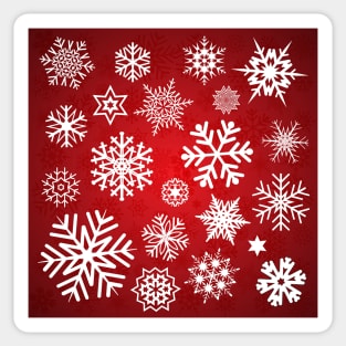 Christmas Snowflakes Sticker